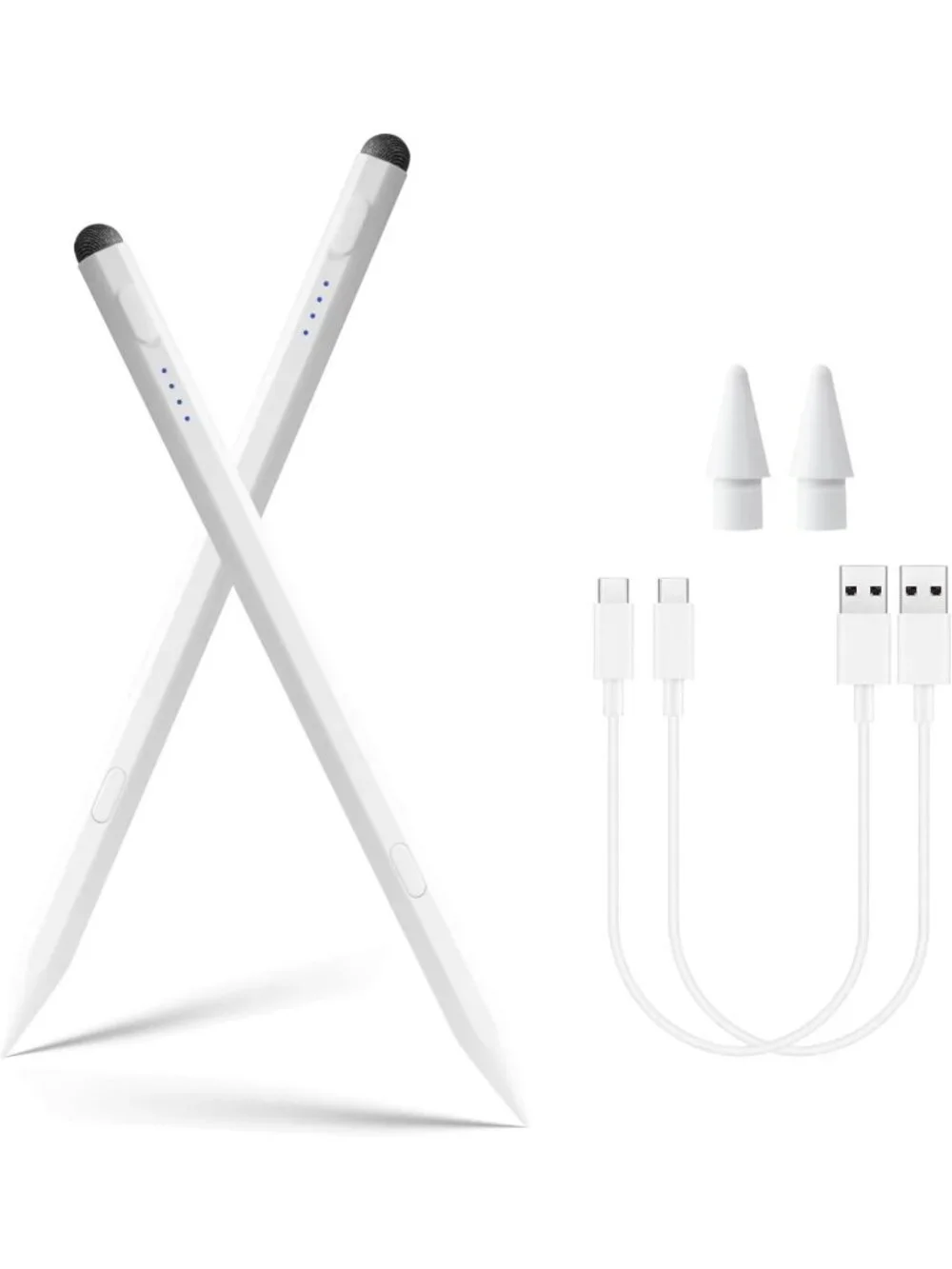 Active Stylus Pen for iPad 11/10 Gen, Fast Charging, 2-Pack, Compatible with